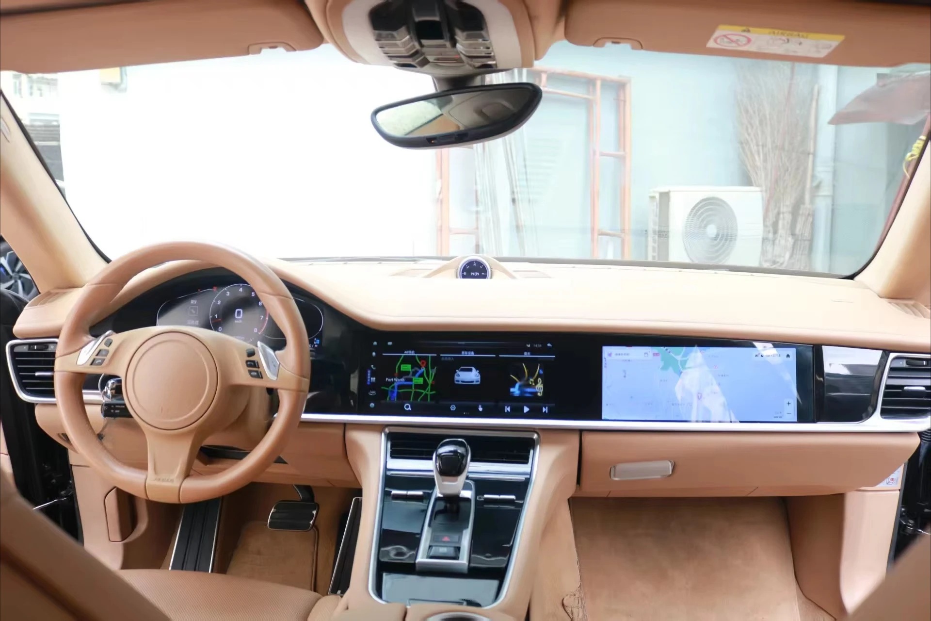 For  2010-2016 for Panamera 970 Upgrade  2024 971  LCD Instrument Cluster Dashboard Old to New Interior Central Control Panel